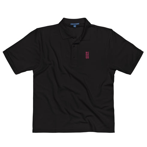 1STAR Coaches &God Vertical Flamingo Men'S Premium Polo